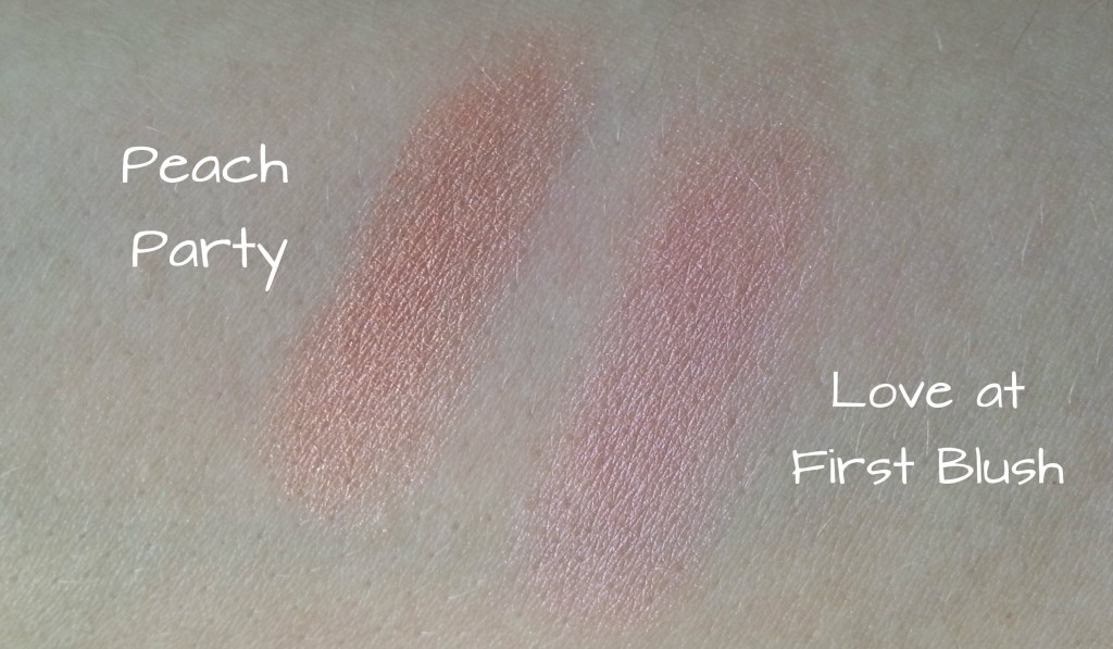 Blush Soap and Glory Love at First blush Peach party swatch