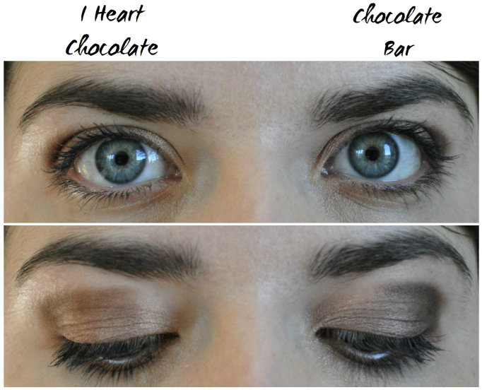 deuxième maquillage chocolate bar différence I Heart Chocolate