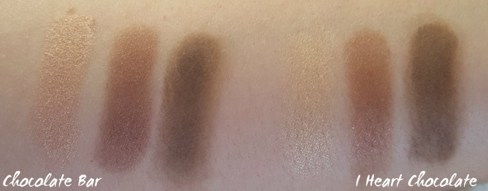 swatches différences i heart chocolate chocolate bar