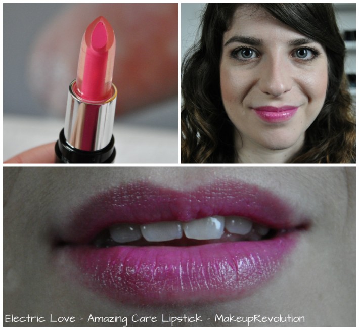 amazing care lipstick electric love makeuprevolution reglisse et myrtilles