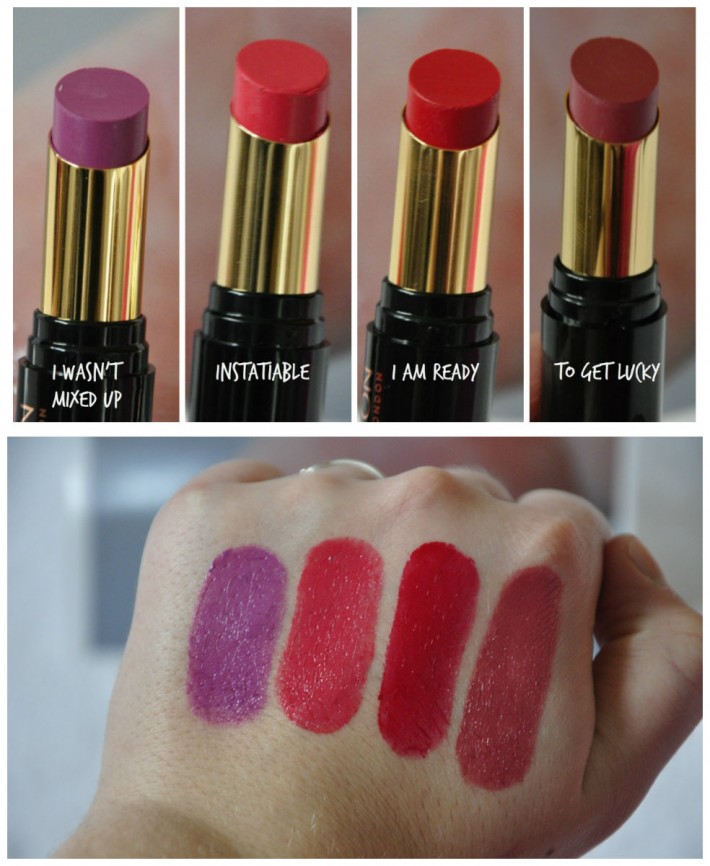 lipstick liphug makeuprevolution swatches