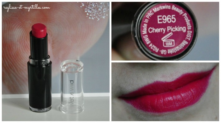 cherry picking_lipstick_swatches_rouges à lèvres_wet'n wild
