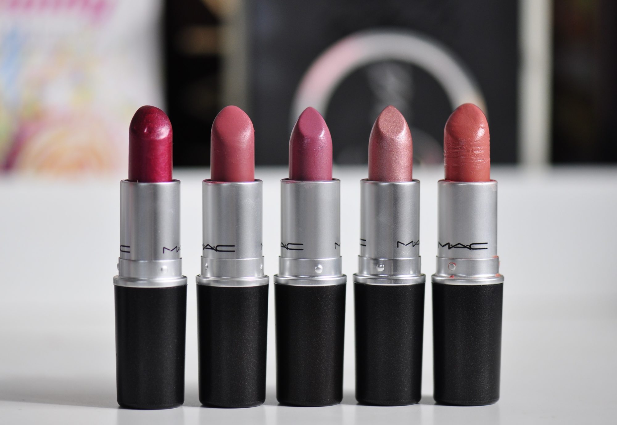 Mes rouges à lèvres MAC. Réglisse & Myrtilles