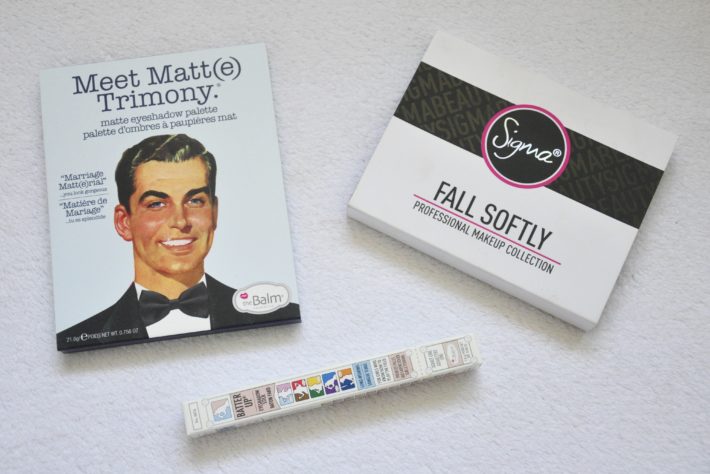 cosmetics obsession the balm meet matte trimony fall softly sigma batter up 