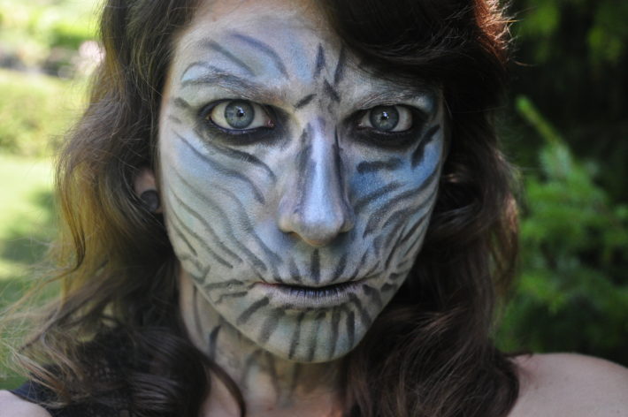white walker makeup maquillage game of thrones