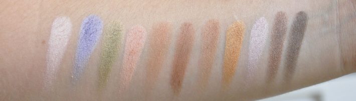 swatches palette warm colours charmeup