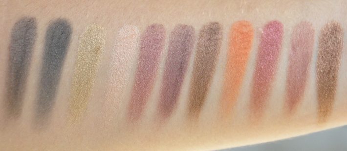 swatches palette warm colours charmeup